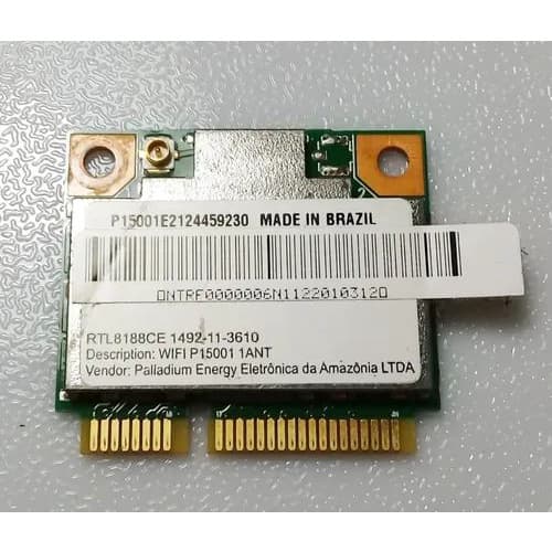 Placa Wireless Pci-express para Notebook Realtek Rtl8188ce