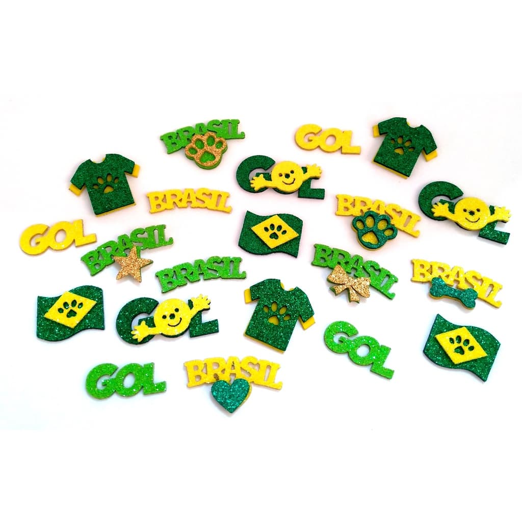 10 Adesivos Pet Copa do Mundo Brasil 2026