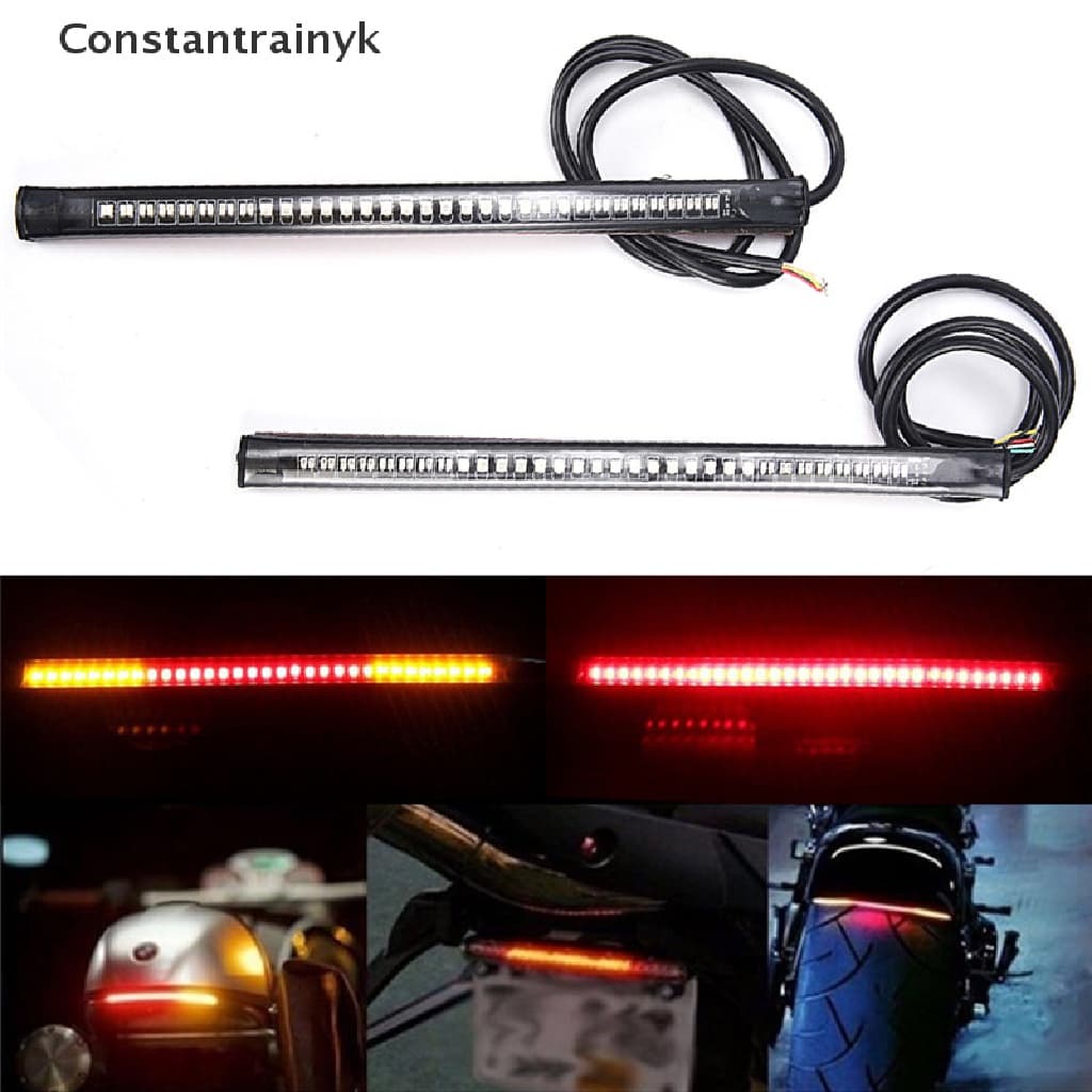 Constantrainyk 48 SMD LED Motocicleta Travagem Traseira Fita De Sinalização De Volta Luz De Parada