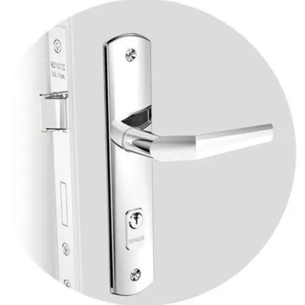 fechadura para porta quarto sala externa soprano popline cromado