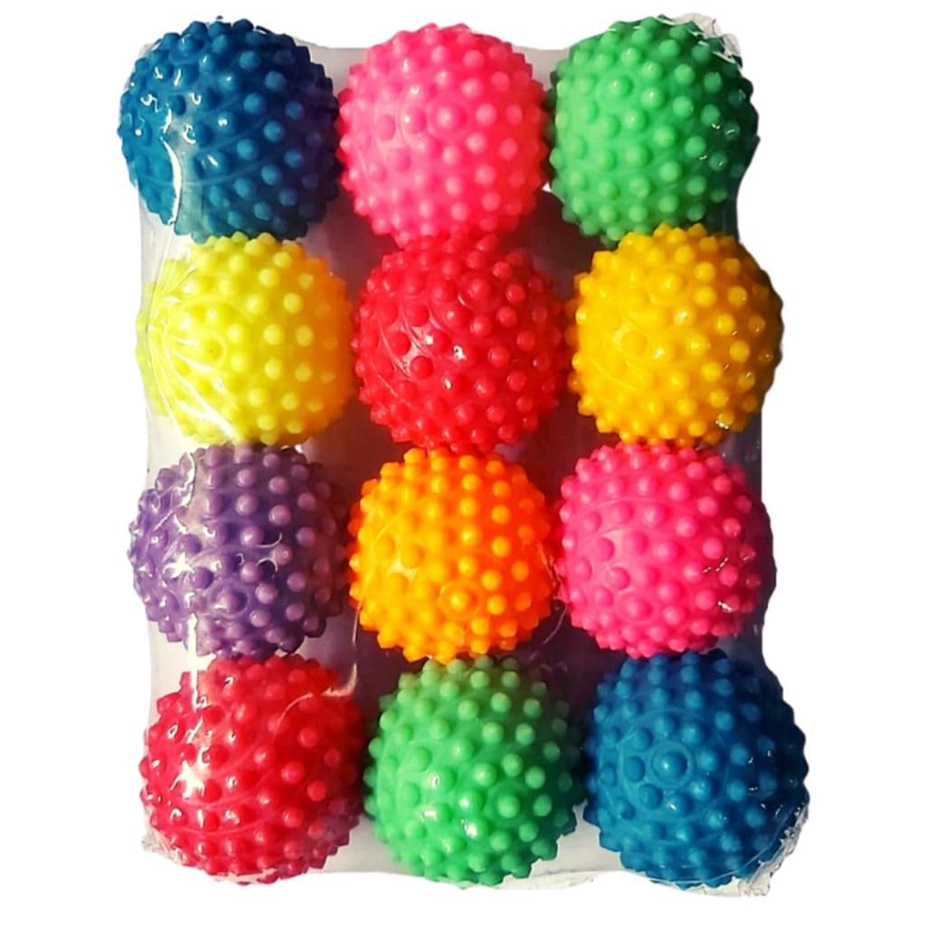 Kit 12 Bolinhas Com Cravos Para Cachorro Pet Fisiotarapia