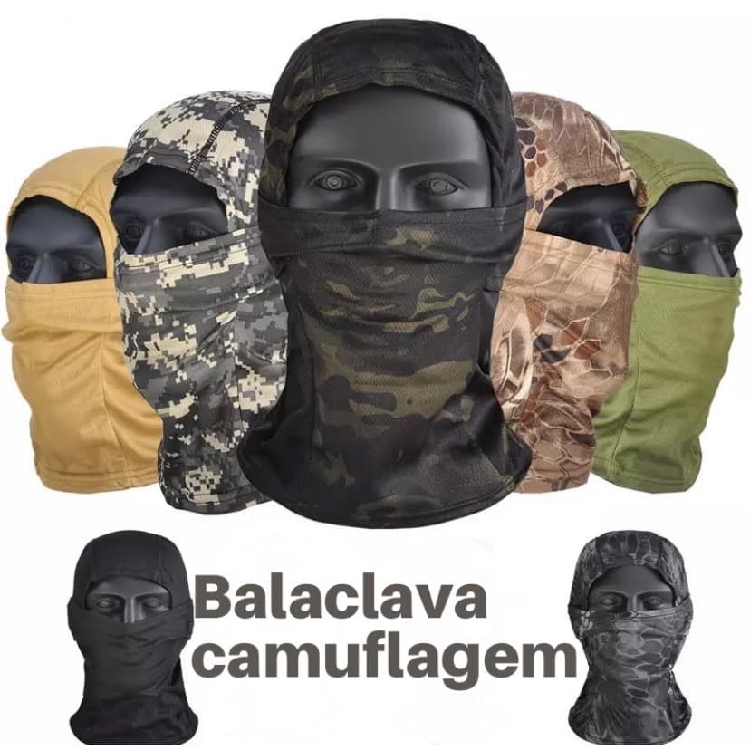 Multicam balaclava Capuz caminhadas cachecóis  camuflagem boné capa completa rosto cachecol respirável ciclismo pesca