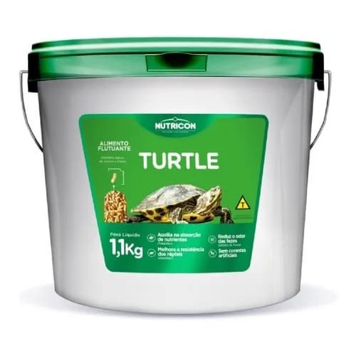 Ração Repteis/tartaruga Aquáticas Turtle 1,1kg - Nutricon