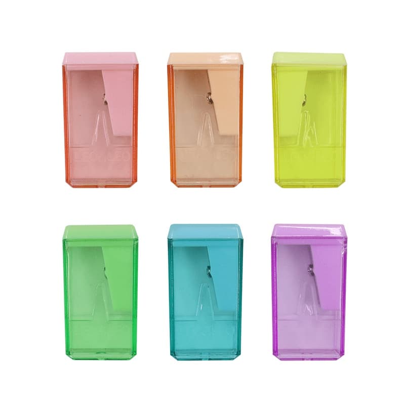 Apontador Bloco com Depósito Retangular 4cm Pastel Trend Leo&Leo