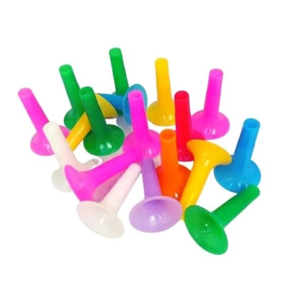 25 MINI CORNETA PARA SACOLINHA ANIVERSÁRIOS/PRENDAS