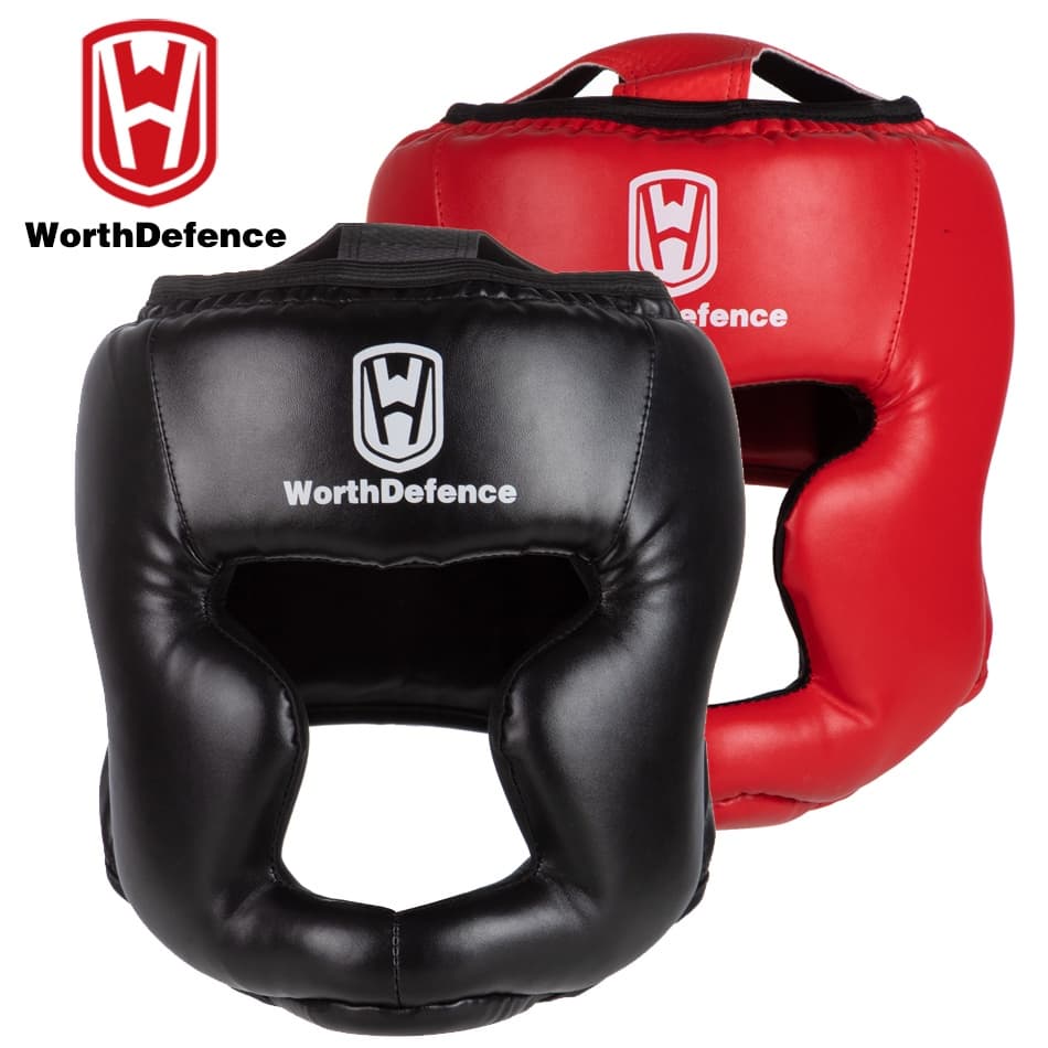 Capacete De Boxe De Valedefence PU Karate Muay Thai Guantes De Boxeo Free Combate MMA Sanda Homens Mulheres Treino Adulto Criança Equipamento