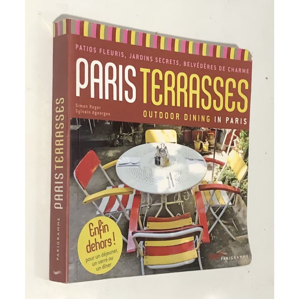 Livro PARIS TERRASSES / OUTDOOR DINING IN PARIS - 1ªED.(2008)