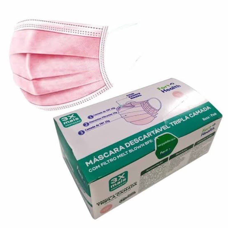 Máscara Descartável Tripla  - Fort Health - FortFlex