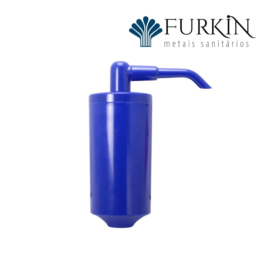 Filtro Copo ABS Para Torneira Com Vela rosca de 1/4 Azul Plástico