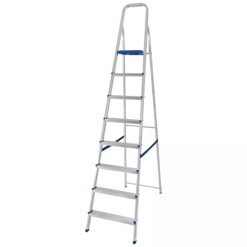 Escada De Alumínio Doméstica 8 Degraus Mor