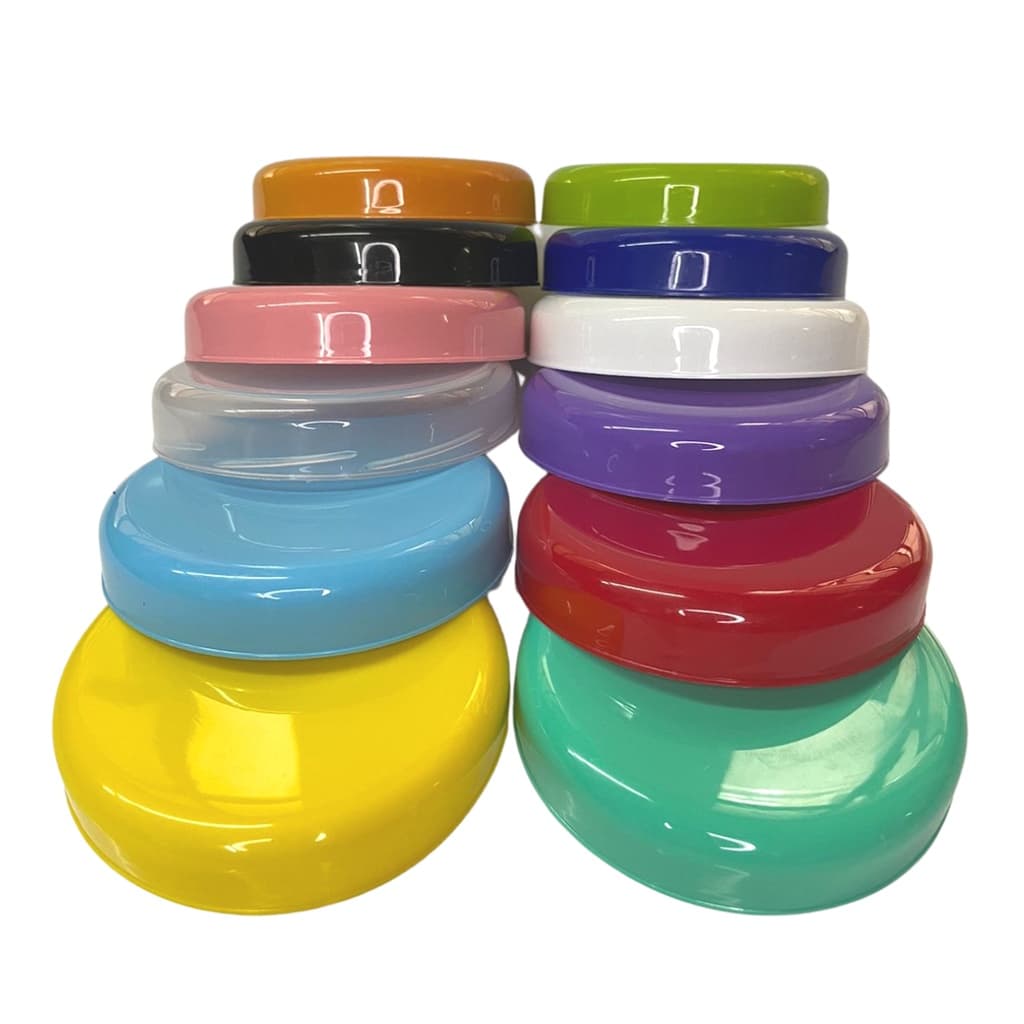 25 Tampa Plástica Vidro Pote Palmito 3 Litro 110mm