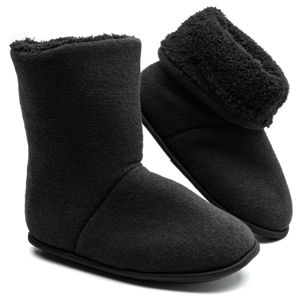 Pantufa Bota Polar Preta Ante Derrapante Super Quentinha e Resistente Tamanhos Disponíveis 27 até 46
