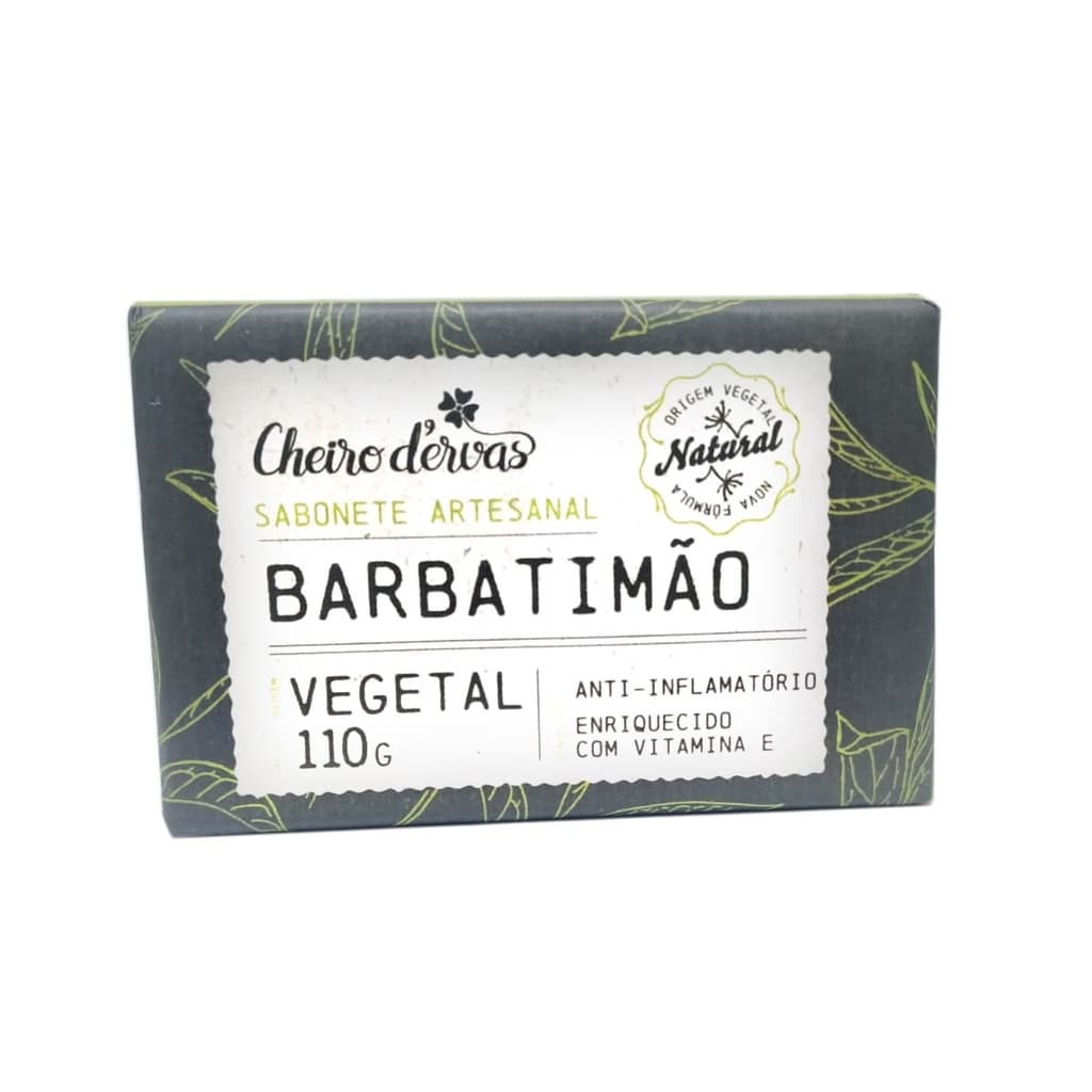 Sabonete Artesanal de Barbatimão 110g - Cheiro D'ervas