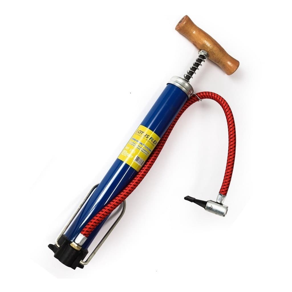 Bomba De Ar Metal De Mão Para Encher Pneu Bola Colchão.