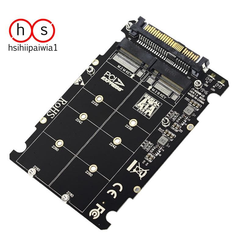 2 Em 1 M . 2 NVME SATA U2PCB SSD Chave B Para U SFF-8639 Adaptador PCIe M2 Conversor Peças De Computador Desktop