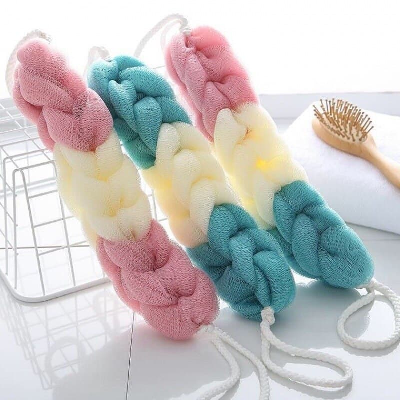 Esponja Para Banho Trançada de Nylon – Dorsal