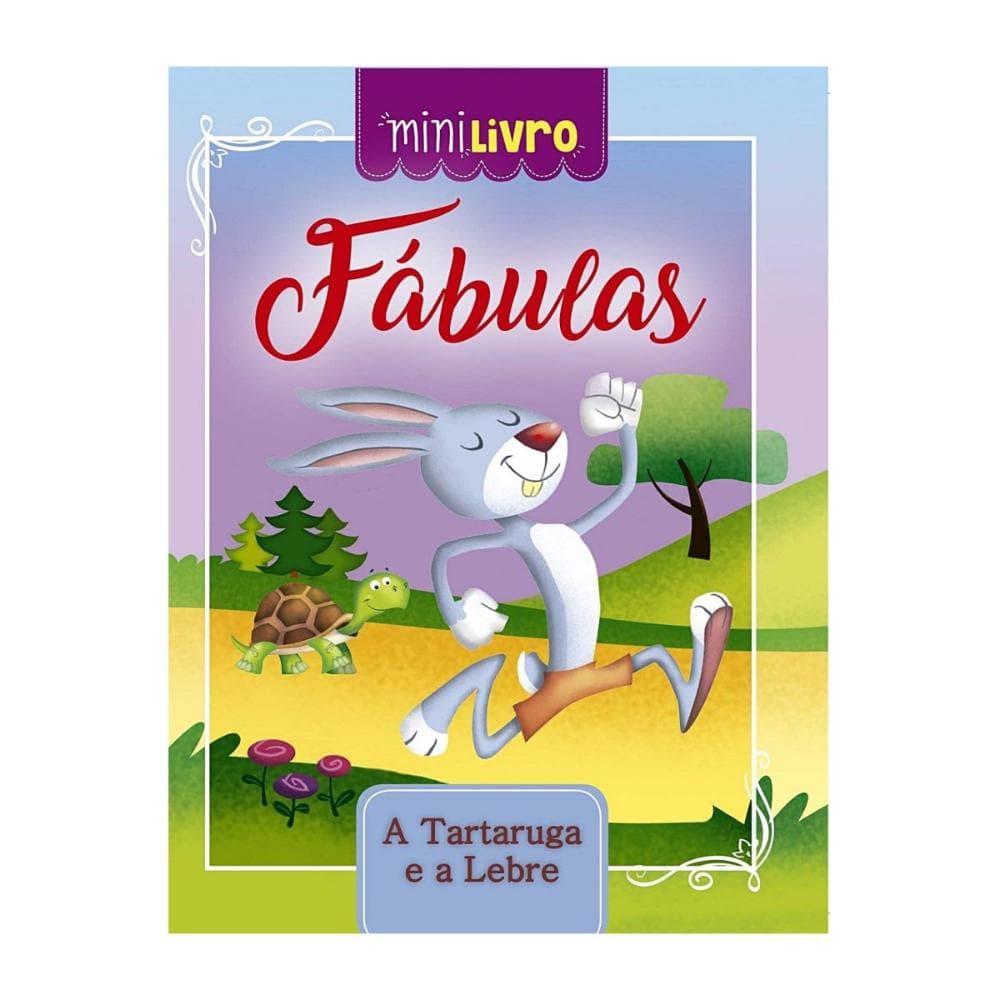 Mini livro: Fábulas - A tartaruga e a lebre