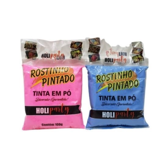 2 PO Tintas  Holi Chá Revelação Menino ou Menina - 100gr   Cada.