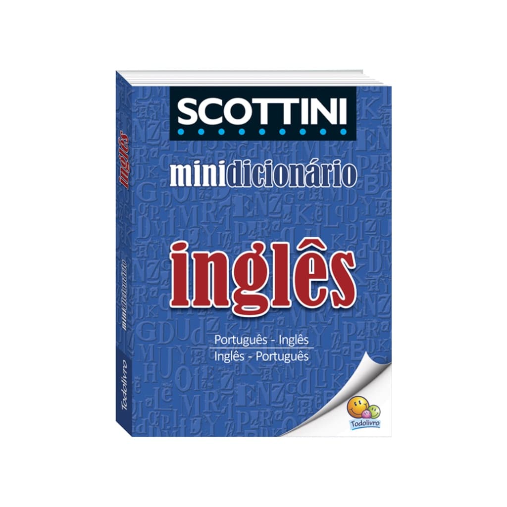 Mini Dicionário  Escolar Inglês 352 Paginas Scottini
