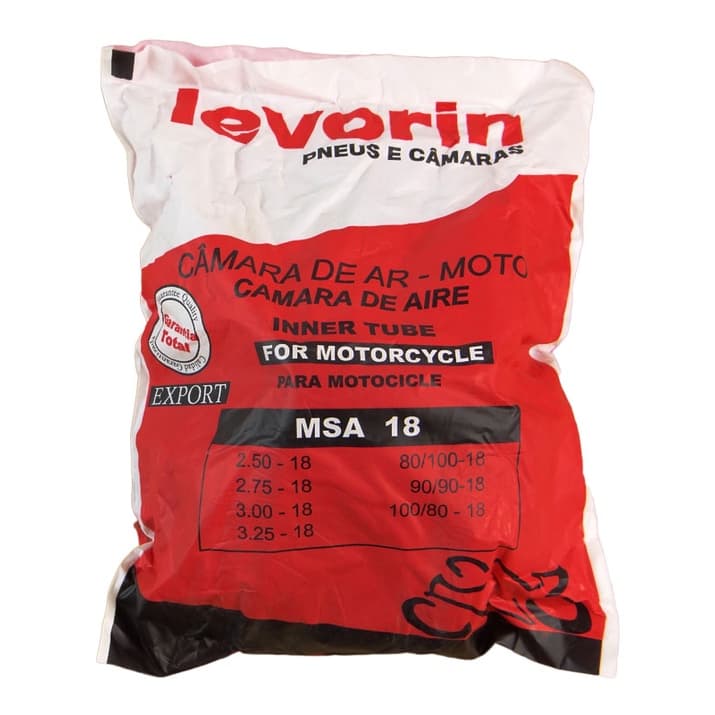 Camara AR Levorin MSA18 CG / YBR / MAX 2.75-18 / 3.00-18 / 80/100-18 / 90/90-18