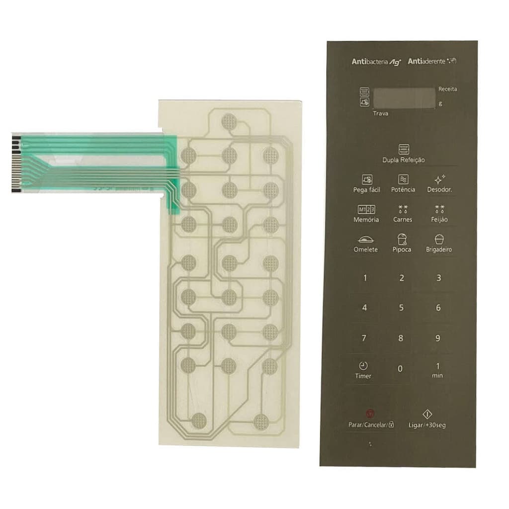 MEMBRANA COMPATIVEL MICROONDAS PANASONIC NN ST55LM - NNST55LM ESPELHADA