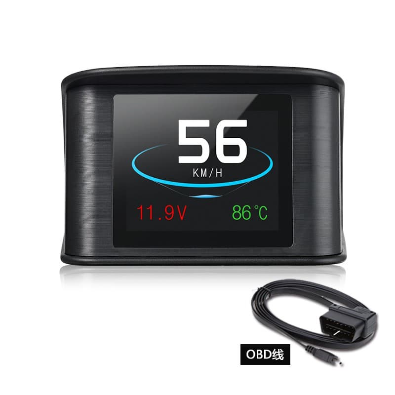 OBD2 Cabeça Para Cima Display Carro OBD II HUD Sistema De Aviso Inteligente De Excesso De Velocidade