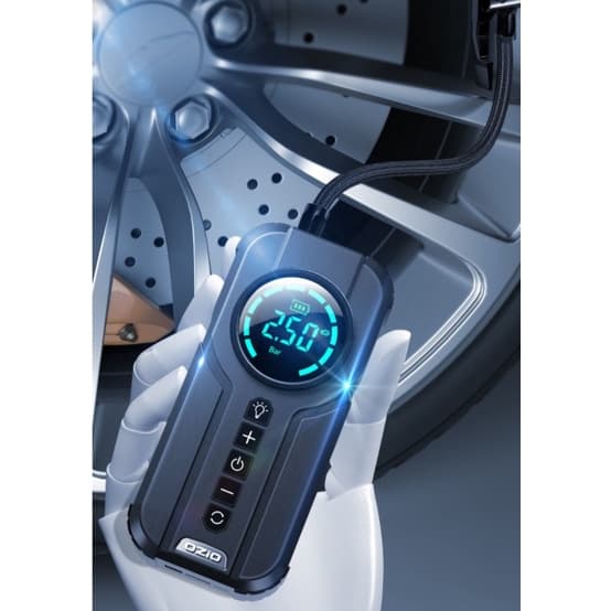 Compressor De Ar Com Fio Para Carro Bomba Portátil Visor Digital De Luz LED Mini AutoTire