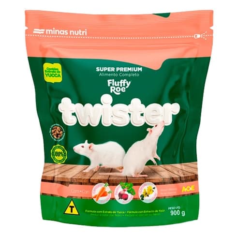 Fluffy Roe Twister 900g- Nutri Minas