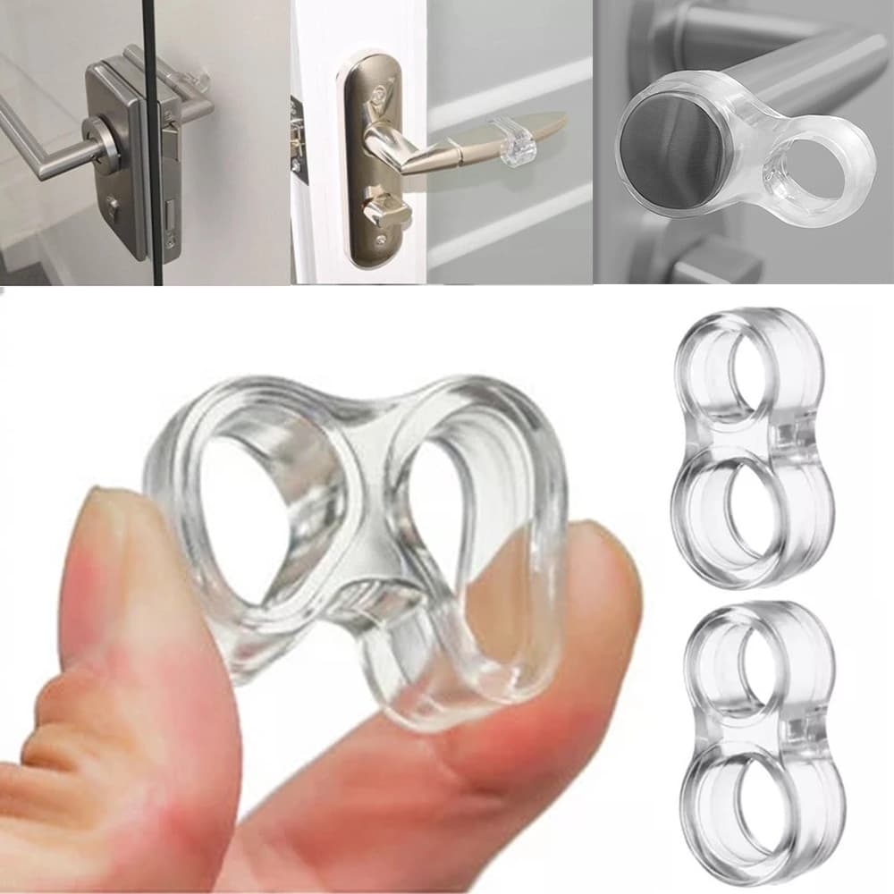 Tampão De Silicone Transparente Para Portas De Segurança Crianças Almofada Móveis De Proteção Anticolisão Doorstop