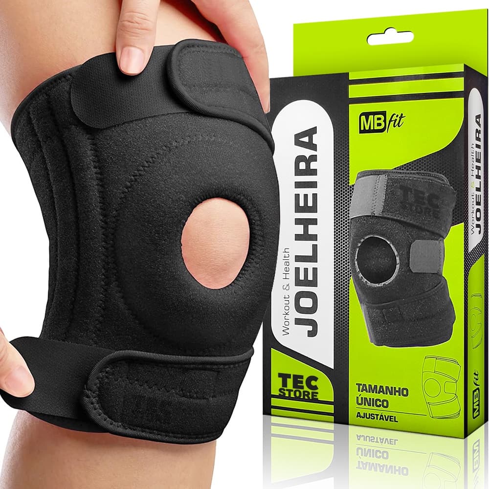 Joelheira Compressão Ortopedica Articulada Patelar Reforçada