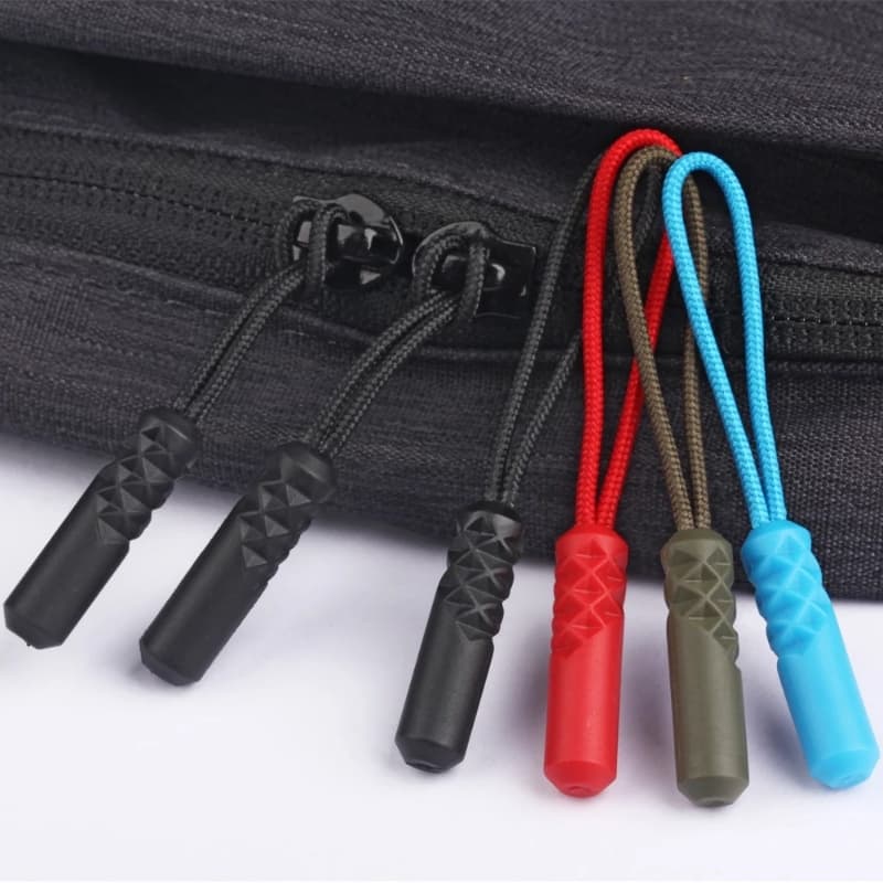 10Pcs Universal Travel Bag Mala De Viagem Deslizante Cabeça De Zíper Acessórios De Costura Destacáveis Com Extrator Puxador De Corda Plástico