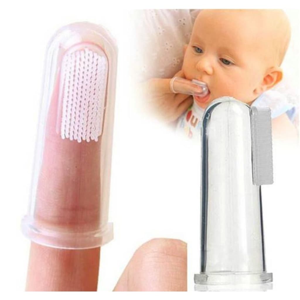 Escova Massageadora de Dedo p/ Bebê