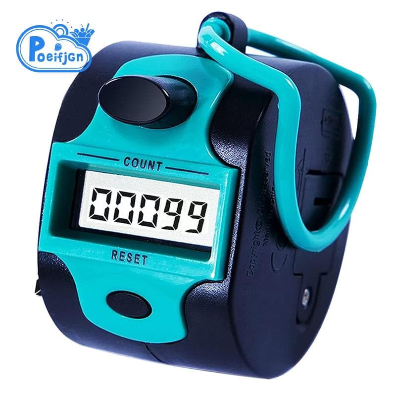 Contador Eletrônico Clicker Manual Digital De Pontos De Dedos Mecânico Para As Pessoas De Golfe