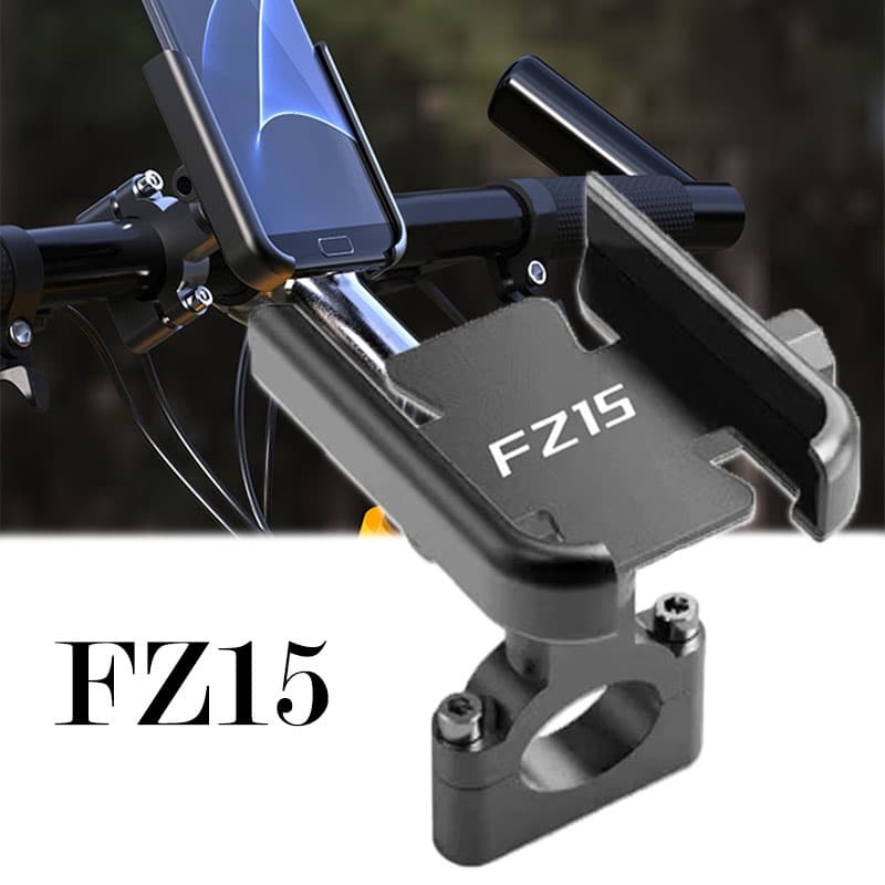 Para Yamaha FZ15 FZ-15 Motocicleta CNC Suporte De Telefone Móvel De Alumínio Navegador GPS Espelho Retrovisor Guidão Acessórios