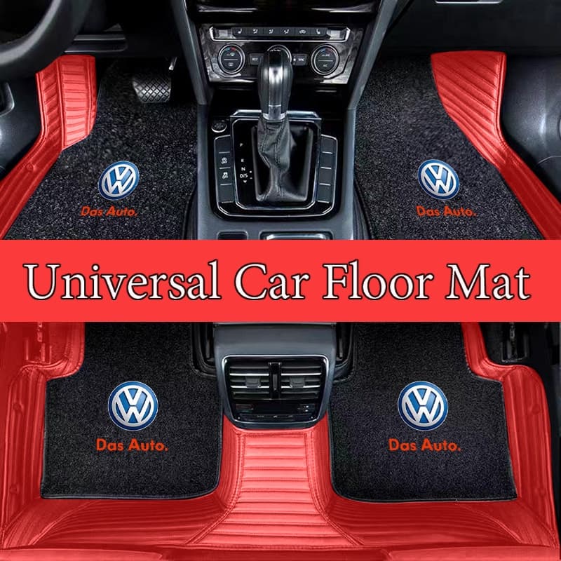 4PCS Tapete De Flanela Sem Odor Tapetes Antiderrapantes Para Volkswagen Gol Voyage Fox Crossfox T-closs Polo Virtus