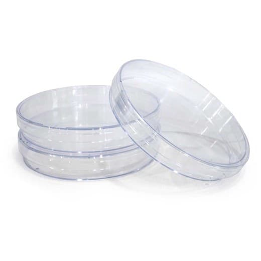 Placa De Petri 60x15mm Ps Lisa Estéril Pacote 10 Unidades