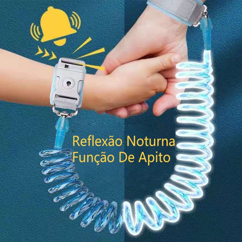 Pulseira Guia Infantil Protetor De Cinto De Segurança infantil Bebê Anti-Perda Para Crianças Função De Cinto Refletivo 1,5m 2m De Segurança Apito Produtos Exteriores Infantis