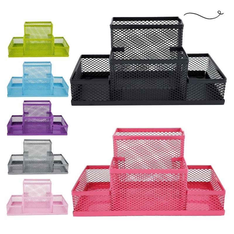 Kit Organizador Porta Caneta Porta Treco Porta Lápis Organizador De Mesa Escritório Home Office