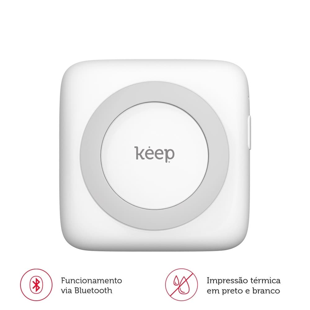 Mini Impressora Térmica Sem Fio Keep - KP001