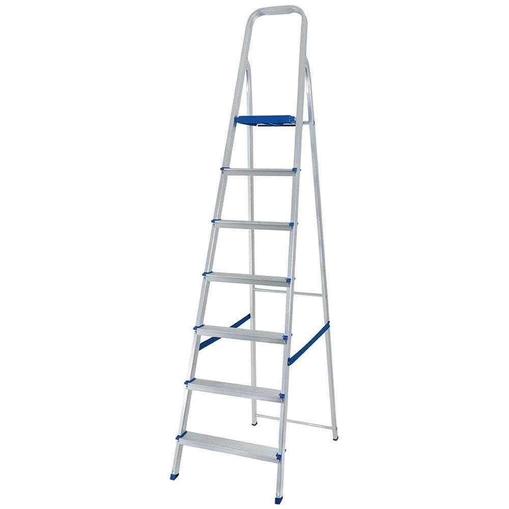 Escada De Alumínio Doméstica 7 Degraus Mor
