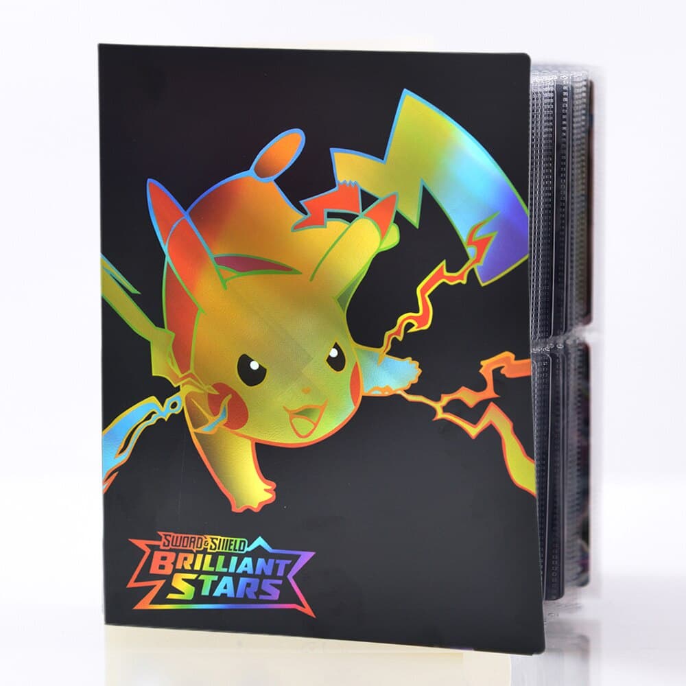 Álbum De Cartas Pokemon Este Dragão De Respiração Contra Incêndio Suporte De Cartão De Coleção Pikachu Presente De Brinquedo Pode Segurar 240 Cartões