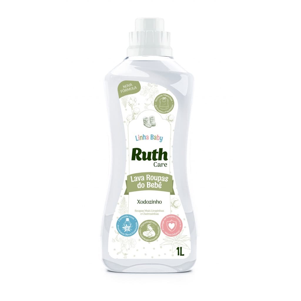 Sabão Líquido Xodozinho Lava Roupas Bebê Ruth Care 1L