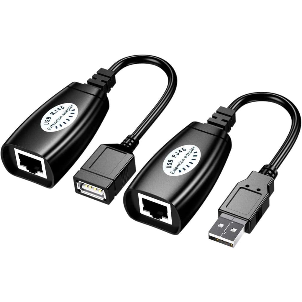 Cabo Usb Adptador Extensor Rj45 Via Cabo De Rede
