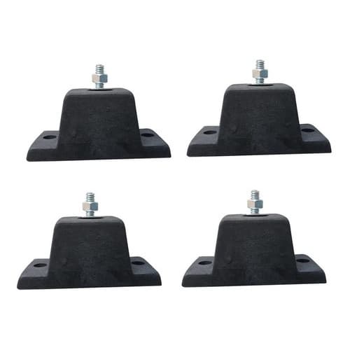 Coxim Calço De Borracha Condensadora Podium Com 4 Unidades para Ar Condicionado Split Burdog