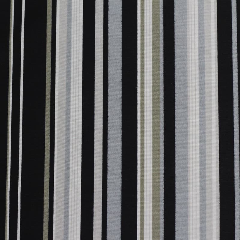 Tecido Estampado Listras pretas impermeável TE615911 - Paraty Dian -4361