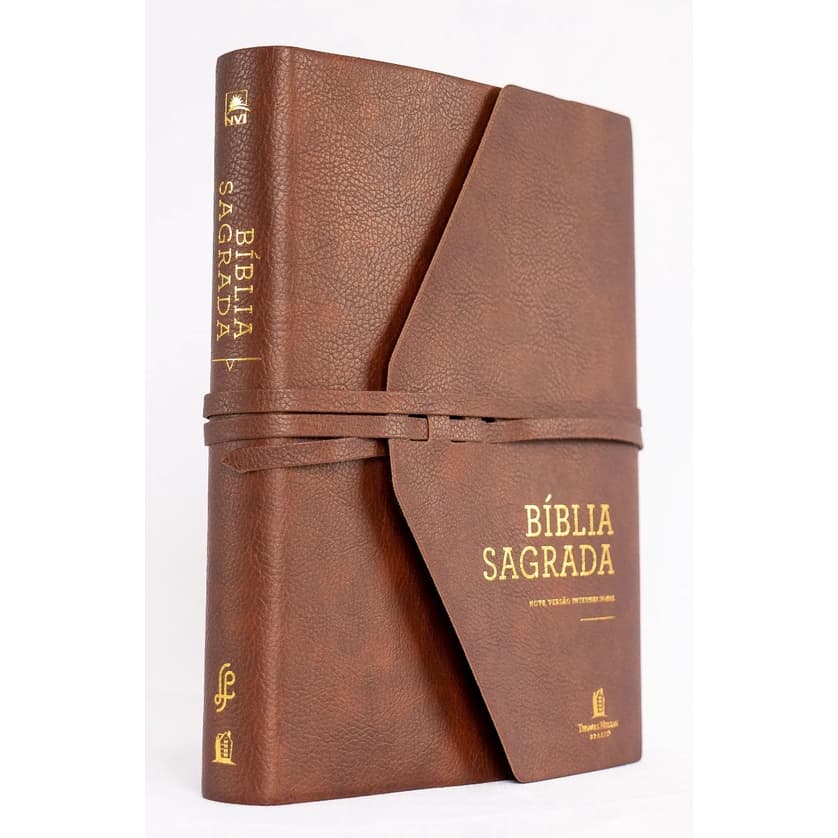 Bíblia  NVI | Leitura Perfeita | Espaço para Anotações | Letra Média | Couro Soft | Marrom Artesanal