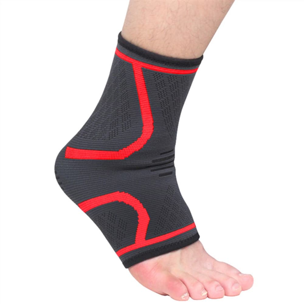 Tornozeleira Elástica de Compressão Esportiva 4Fitness