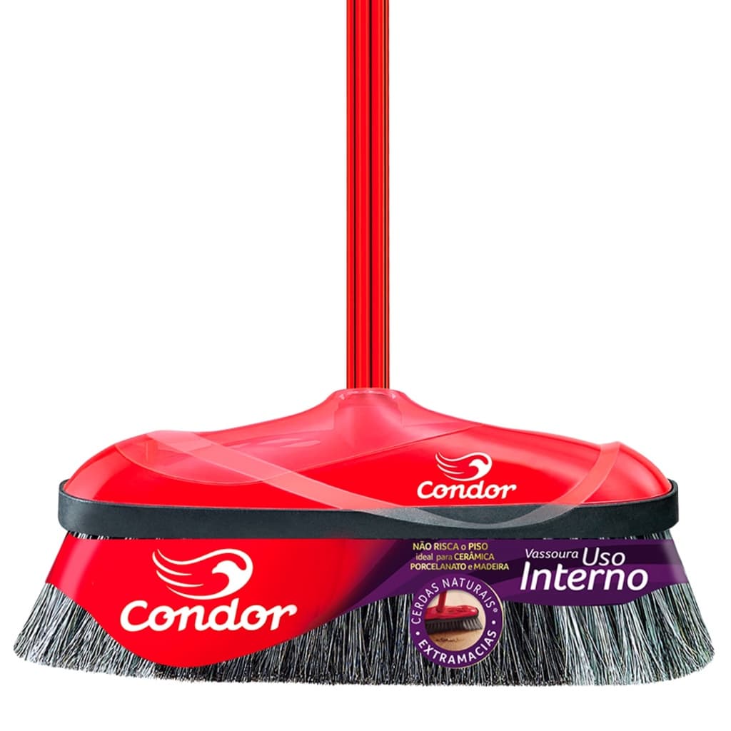 Vassoura Pêlo Crina de Animal 30Cm Condor V8