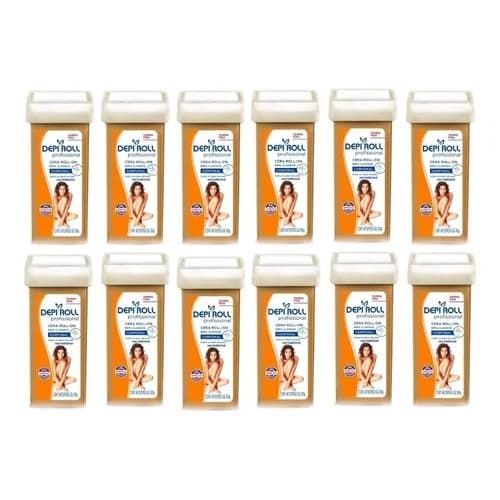 Kit Cera Corporal Depilatória DepiRoll - Tradicional - 12 Und