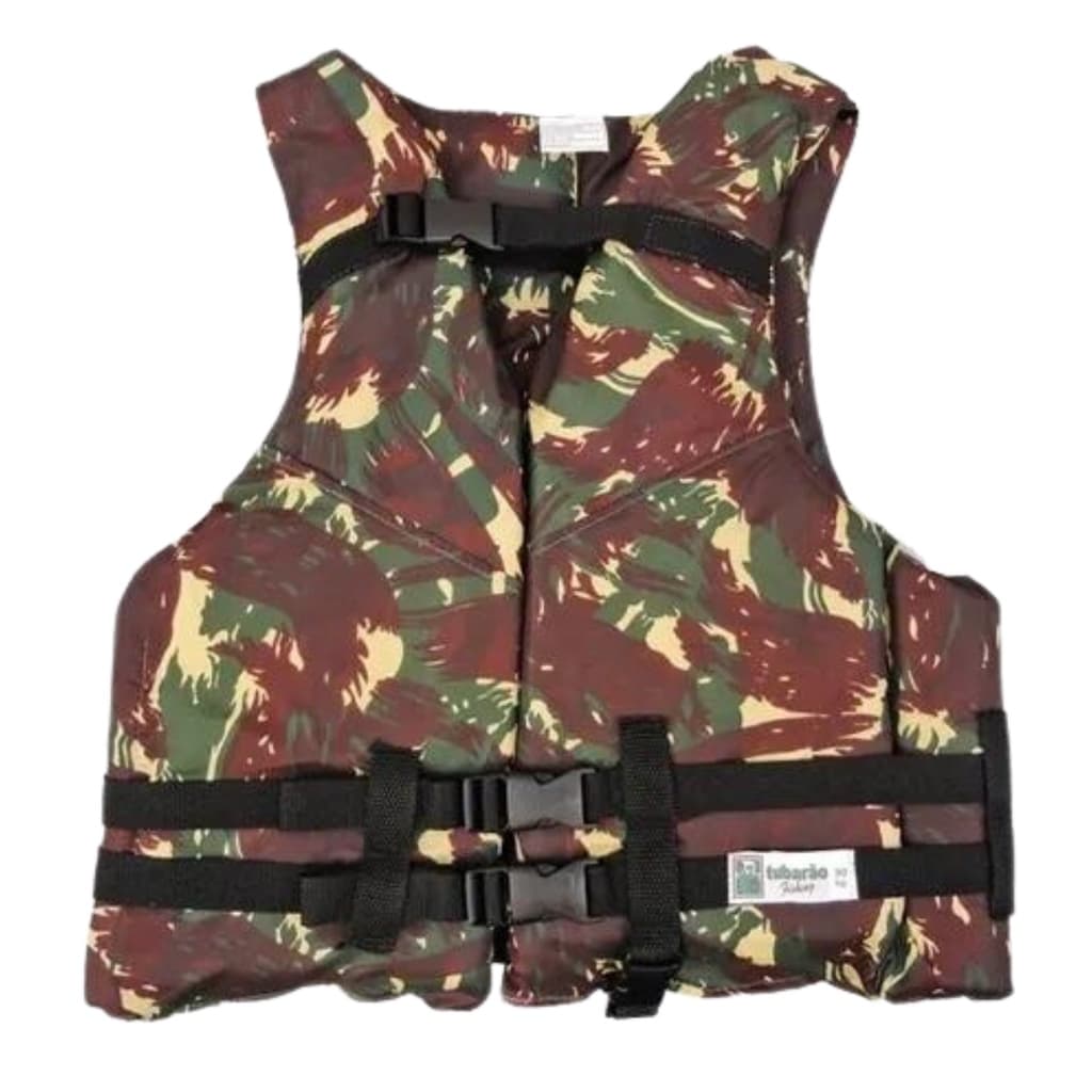 Colete Salva Vidas Camuflado Raju 120kg